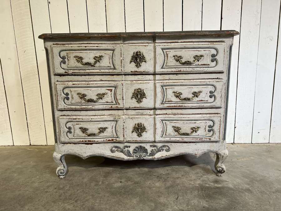 Early 20th century French painted commode