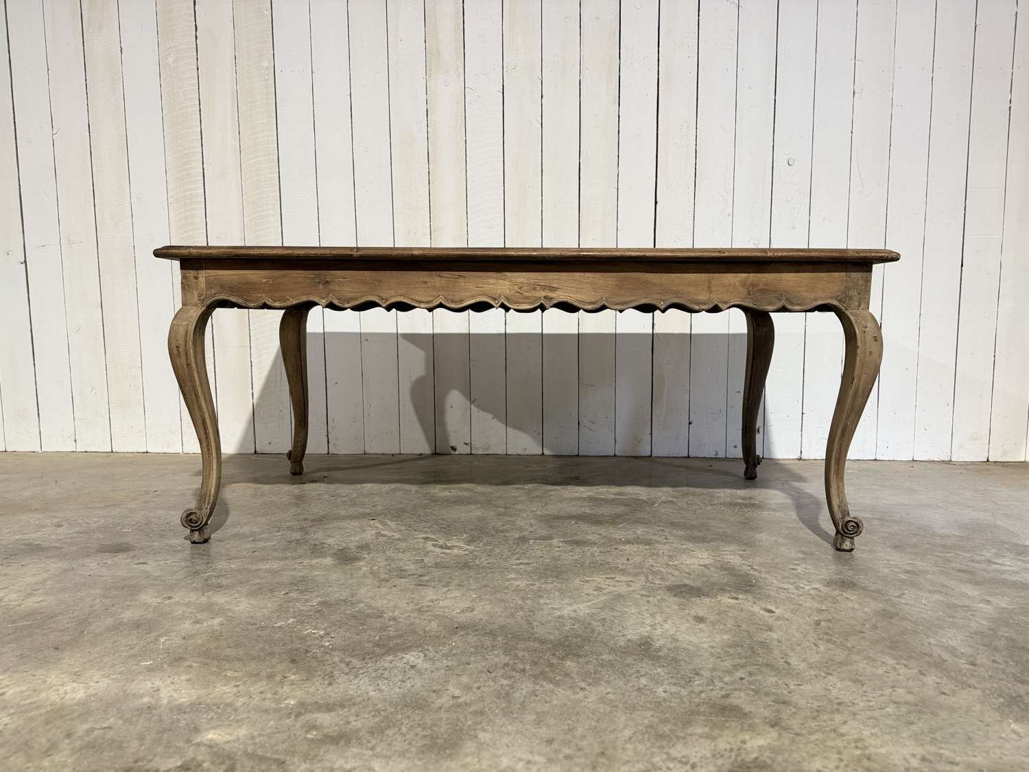 19th century French walnut dining table