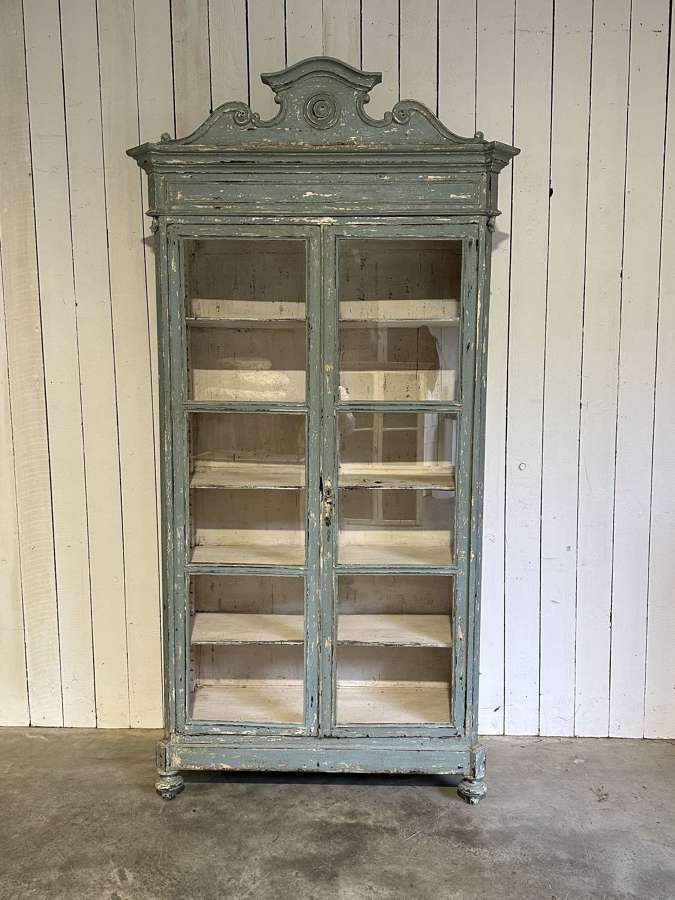 19th century French painted cabinet