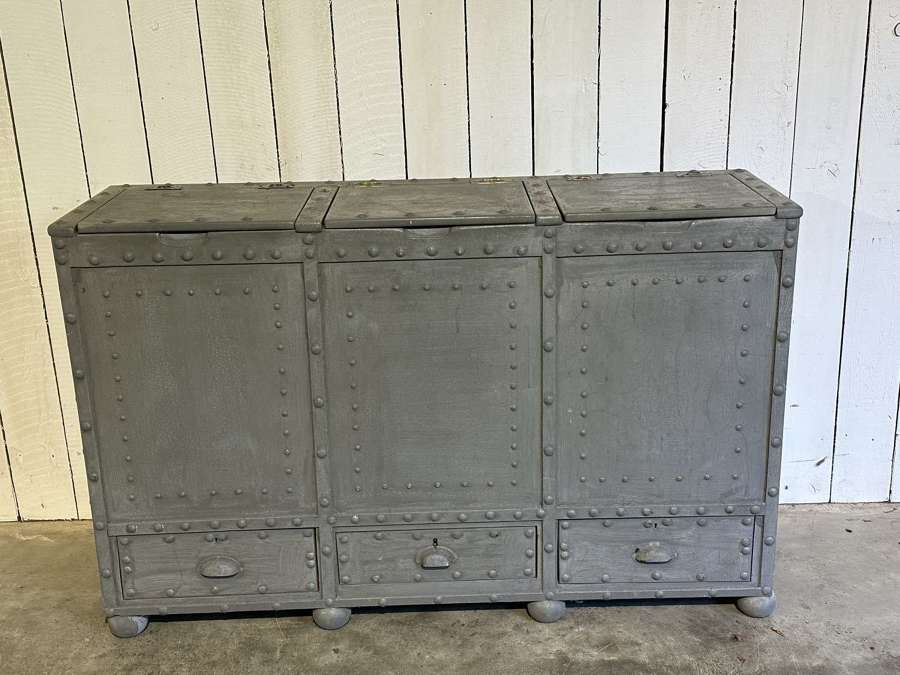 20th century Painted storage cupboard