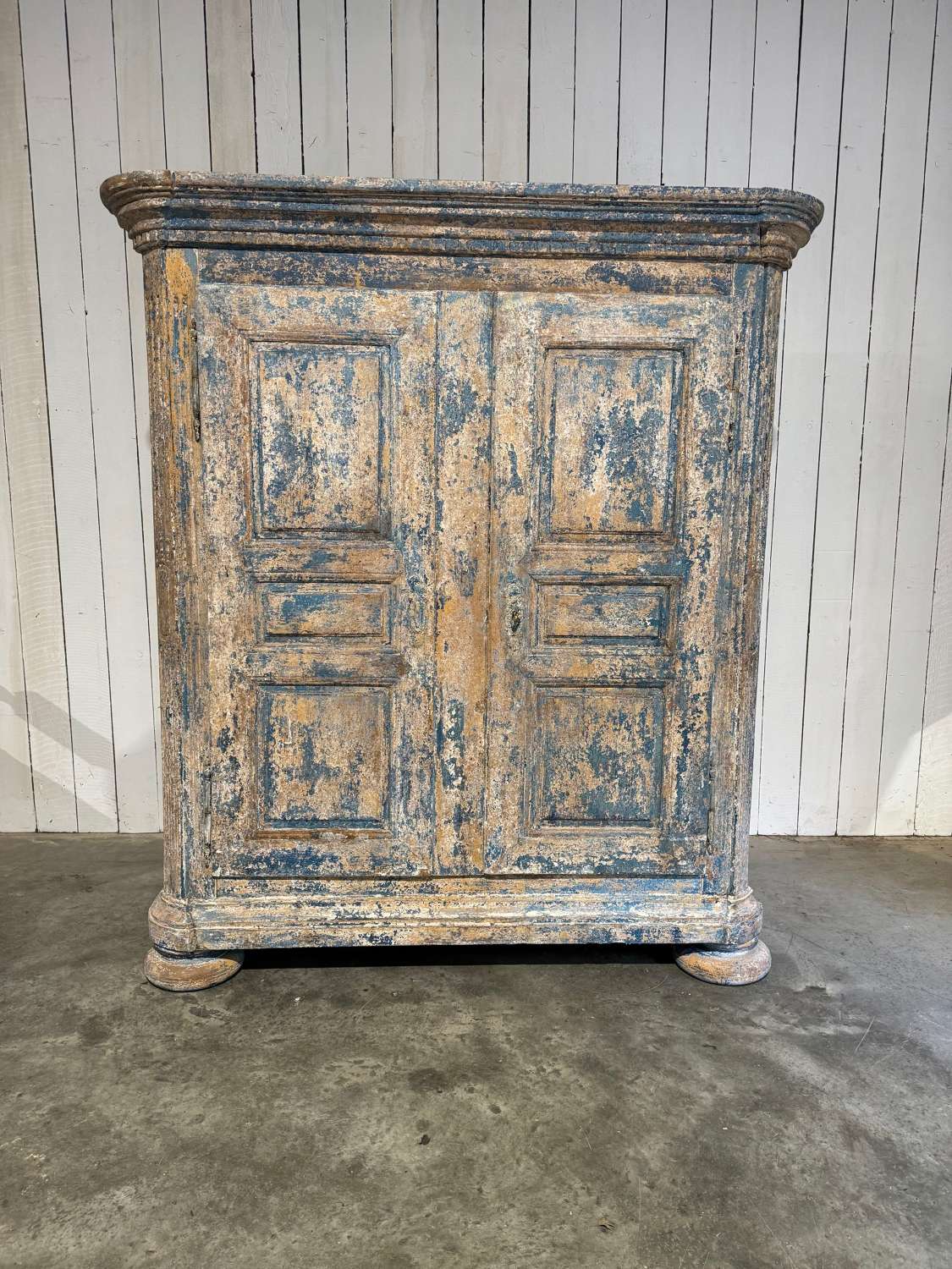 18th century French painted armoire