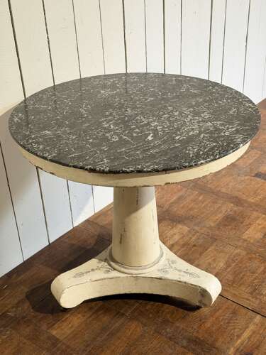 French painted marble top Gueridon circa 1829