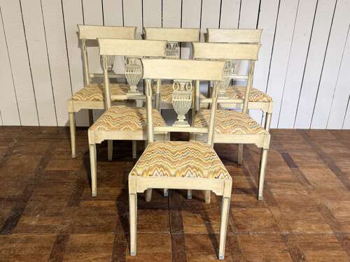 Set of French empire period dining chairs dining chairs circa 1900