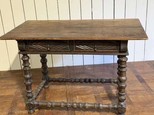 18th century Spanish chestnut table circa 1750