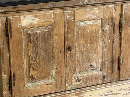 French pine enfilade with slate top circa 1840