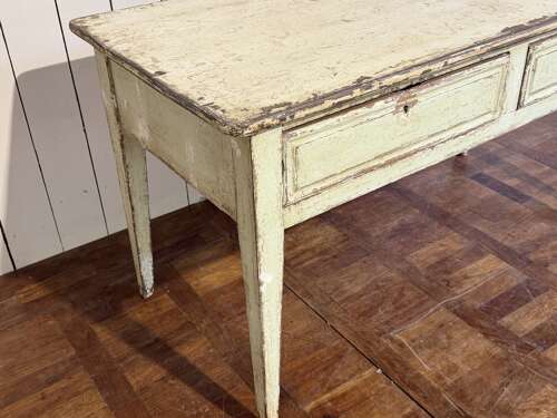 French two drawer painted desk circa 1840