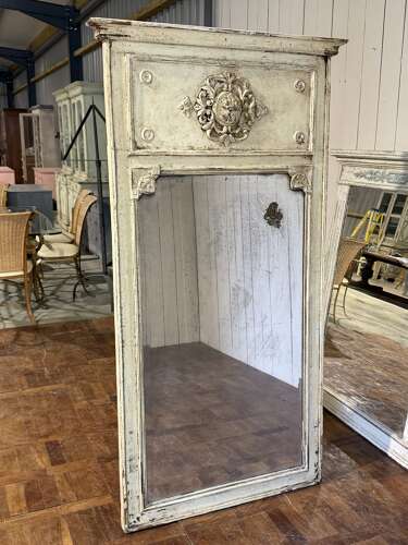 French painted mirror circa 1870