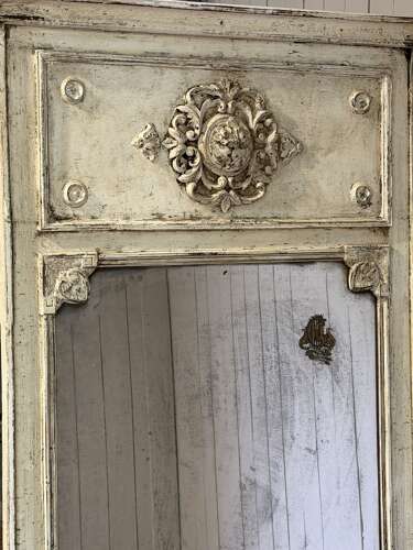 French painted mirror circa 1870