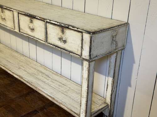 Painted French serving table circa 1900